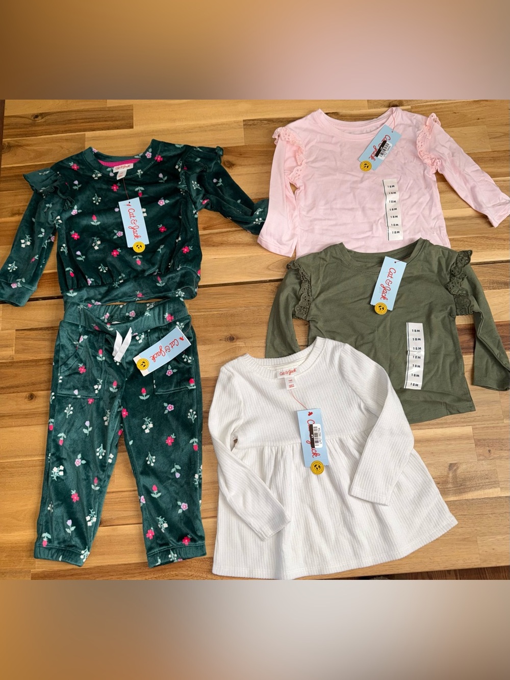 NWT Baby girl clothes bundle 18M